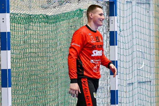 Vartininko įvarčių serija neišgelbėjo „Vilniaus“ rankininkų nuo pralaimėjimo čempionams