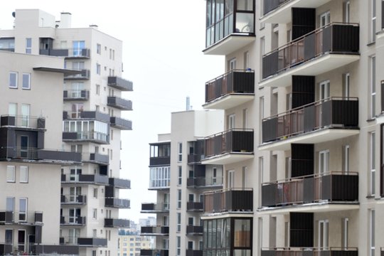 Naujos statybos būstų kainos Vilniuje per metus išaugo beveik 11 proc.