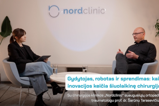 Gydytojas, robotas ir sprendimas: kaip inovacijos keičia šiuolaikinę chirurgiją 