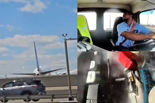 Incidentas JAV: lėktuvas su 231 žmogumi leisdamasis susidūrė su stulpu ir vilkiku