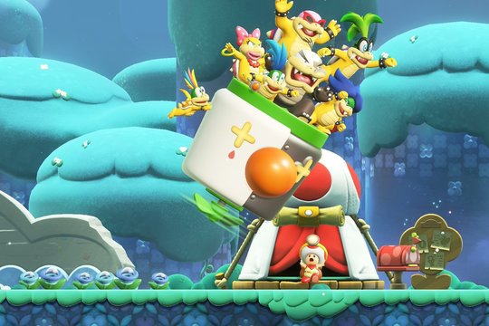 „Super Mario Bros. Wonder + Meetup in Bellabel Park“ apžvalga: ilgas pavadinimas, bet ar geras žaidimas?