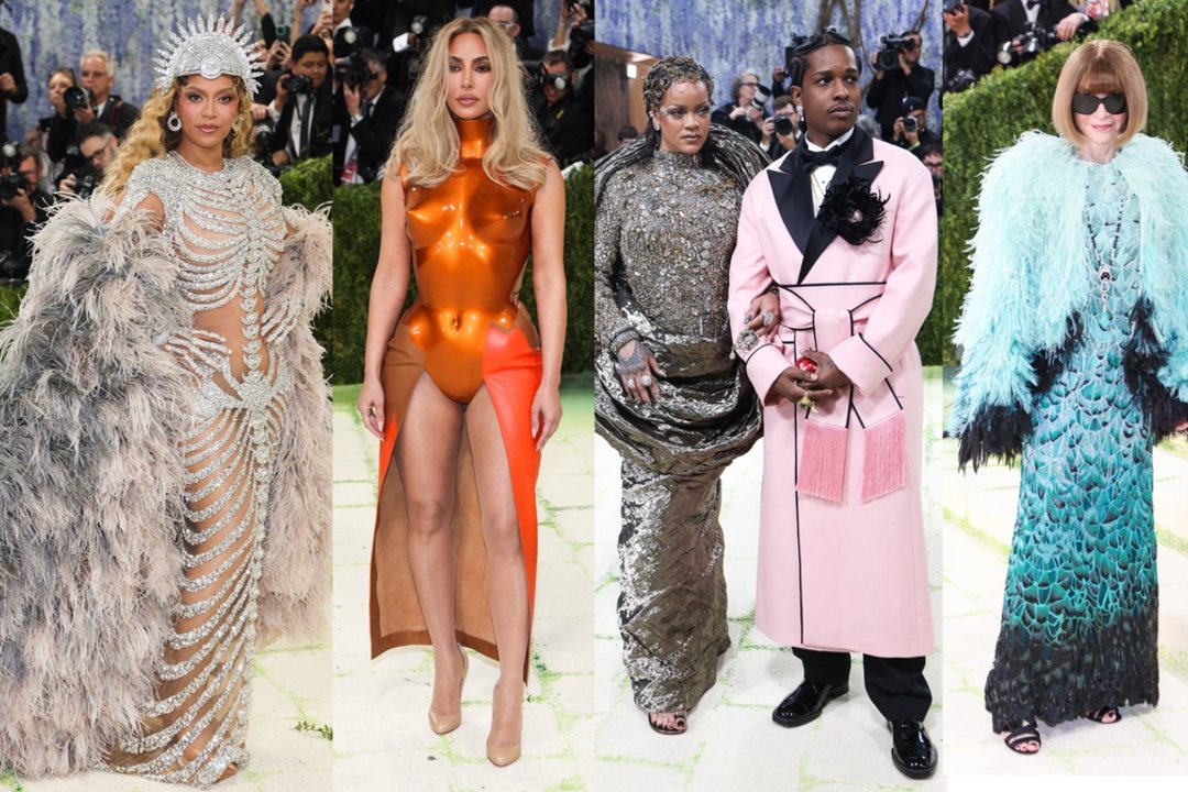 Išsipustęs Holivudo elitas plūdo į laukiamiausią „Met Gala“ pokylį: pasidairykite po dizainerių šedevrus