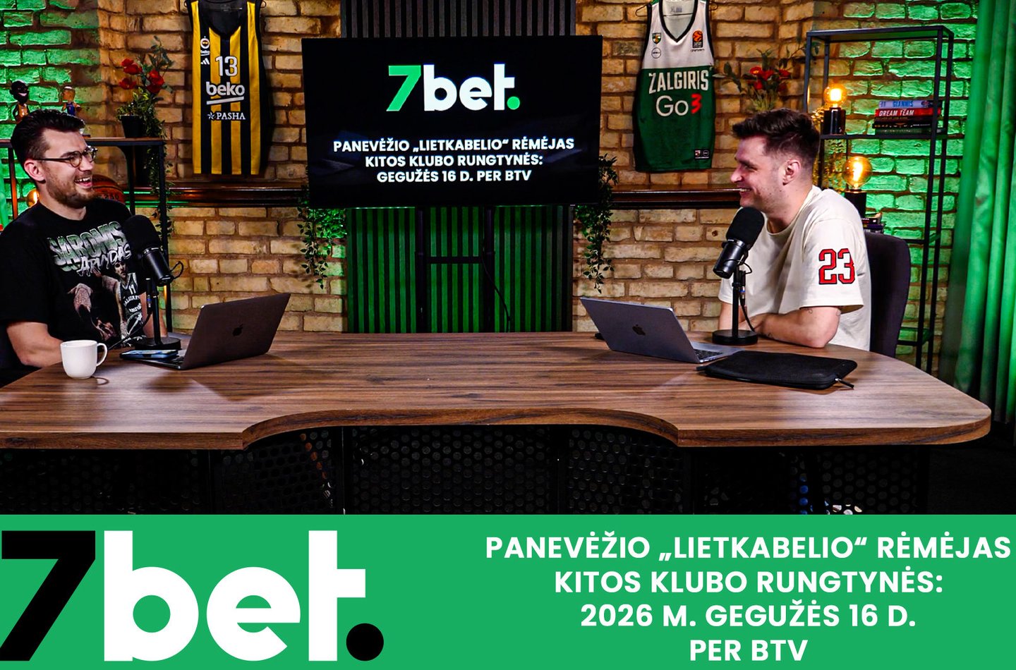  Jonas Lekšas ir Paulius Vaitiekūnas.<br> Pranešimo žiniasklaidai nuotr.