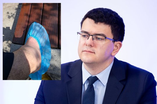 V. Sinica patyrė traumą: „Niekas neužpuolė, tik aš ir Vilniaus šaligatviai“