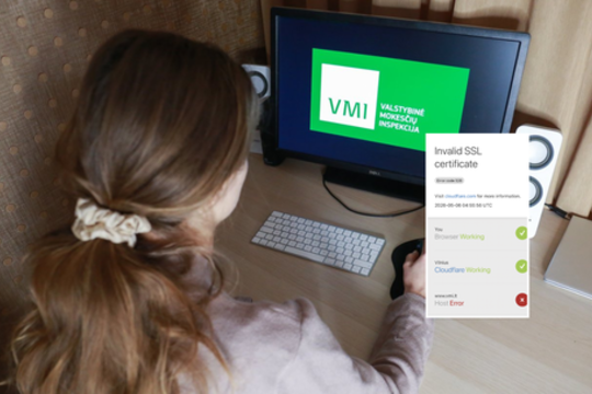 VMI sistema buvo sutrikusi: kas atsitiko