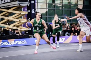 Šią savaitę – trejus metus lauktas 3x3 krepšinio moterų rinktinės sugrįžimas į „Women‘s Series“ varžybas