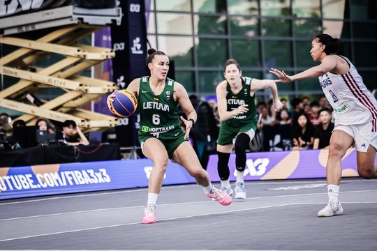 Šią savaitę – trejus metus lauktas 3x3 krepšinio moterų rinktinės sugrįžimas į „Women‘s Series“ varžybas
