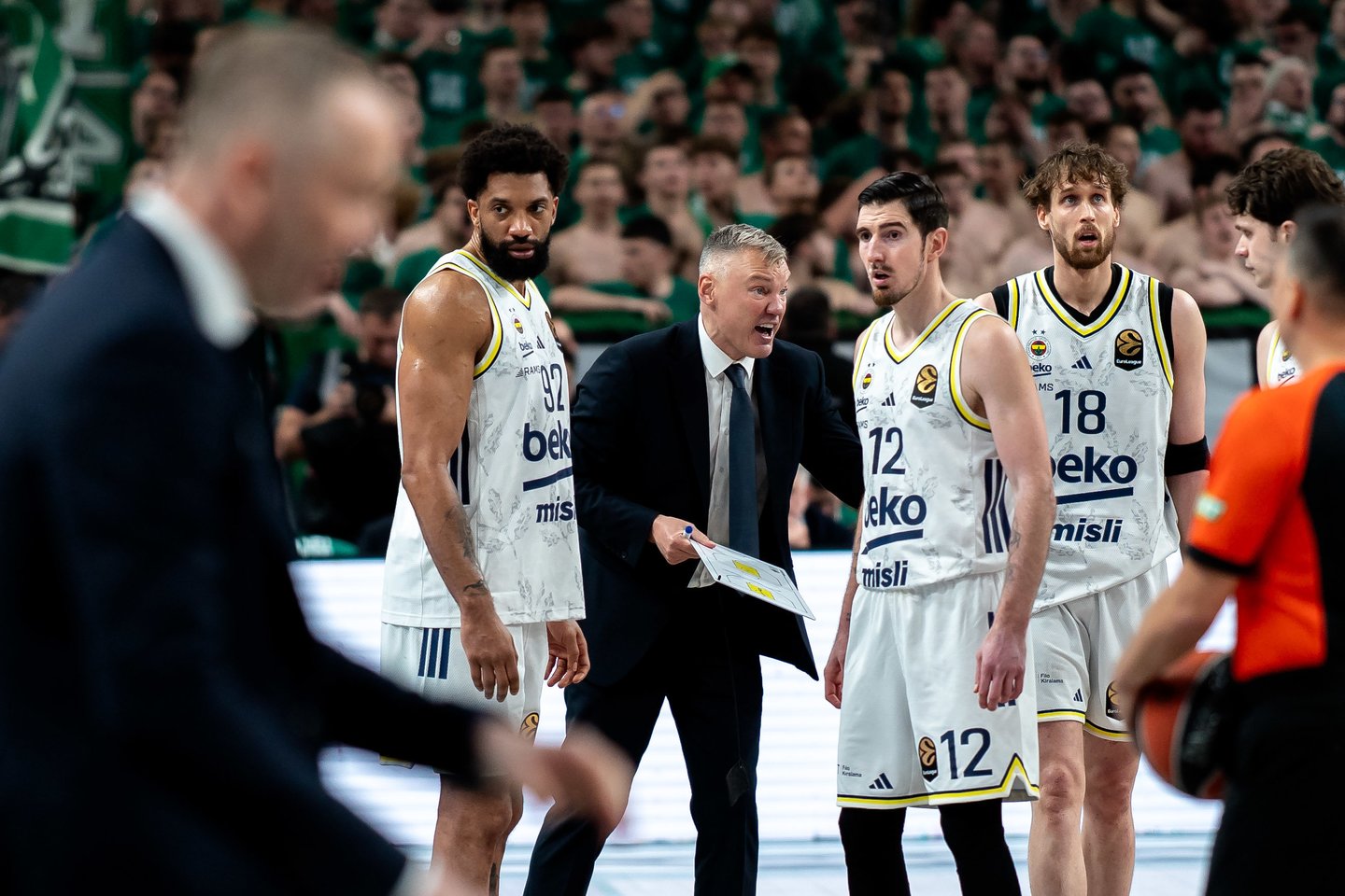 Šarūnas Jasikevičius ir Stambulo Fenerbahce<br>G.Bitvinsko nuotr.