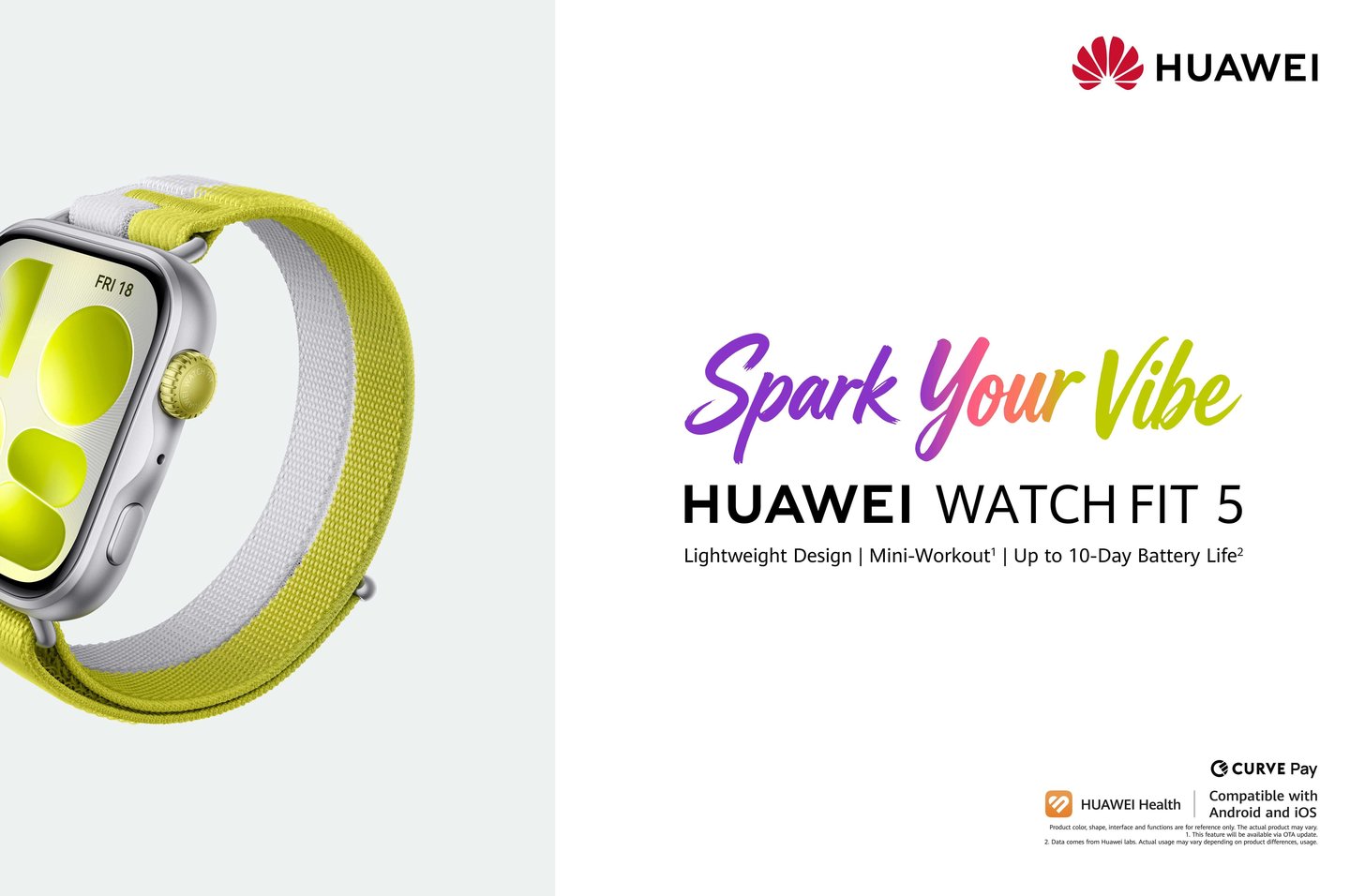  „Huawei Watch Fit 5“.