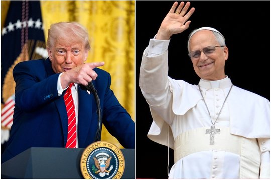 D. Trumpas pavedė perduoti popiežiui Leonui XIV svarbią žinią