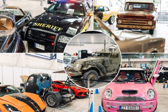 Vilniuje startavo įspūdinga automobilių šventė: kadruose – nuo istorinių legendų iki superautomobilių