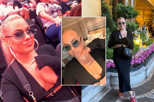Las Vegase viešinti Nijolė Pareigytė pribloškė įvaizdžiu: akys krypo į iškirptę