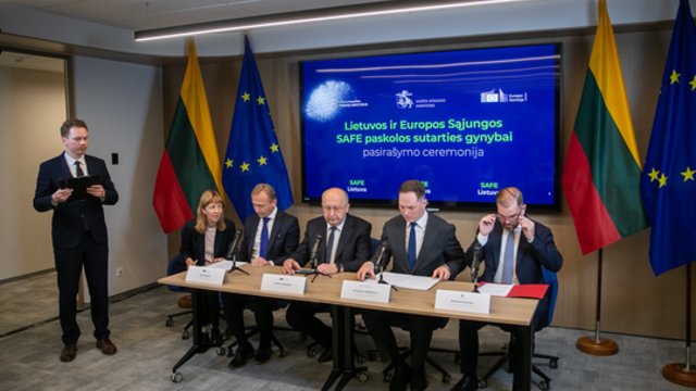 Vilniuje pasirašyta 6,5 mlrd. eurų gynybos sutartis: stiprins Lietuvos atsparumą