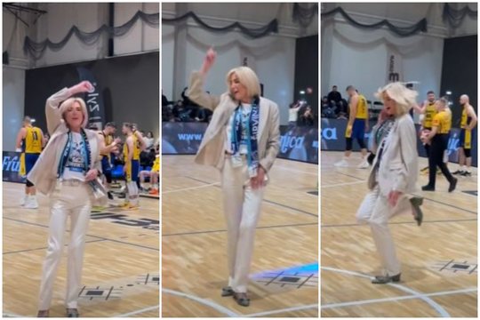 Živilė Pinskuvienė „pasileido plaukus“ – pademonstravo šokio judesius