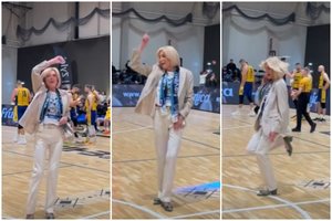 Živilė Pinskuvienė „pasileido plaukus“ – pademonstravo šokio judesius