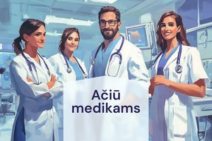 Dėl didelio aktyvumo Lrytas projektas „Ačiū medikams“ pratęsiamas iki birželio 1-osios