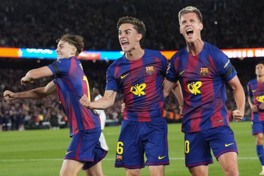 „Ispanijoje yra tik viena komanda“: derbį laimėjusi „Barca“ – „La Liga“ čempionė