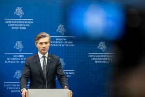 K. Budrys ragina 21-uoju sankcijų paketu nemažinti spaudimo Rusijai: jau teikiame siūlymus
