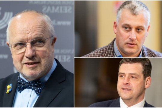 Partijų ąžuolai – J. Olekas, R. Žemaitaitis, V. Ąžuolas: koalicija – milžinas ant molinių kojų?