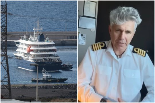 Prabilo hantavirusu užkrėsto laivo kapitonas