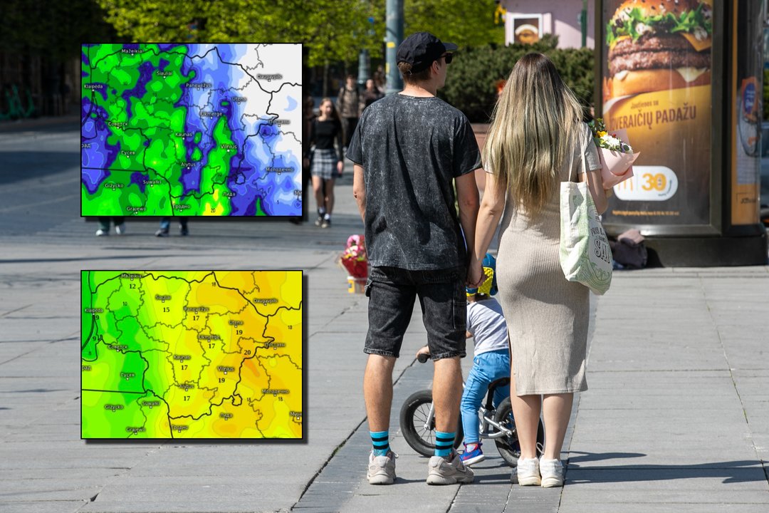 Lietuvos link artėja ciklonas: ką jis atneš ir kada džiugins malonesnė šiluma