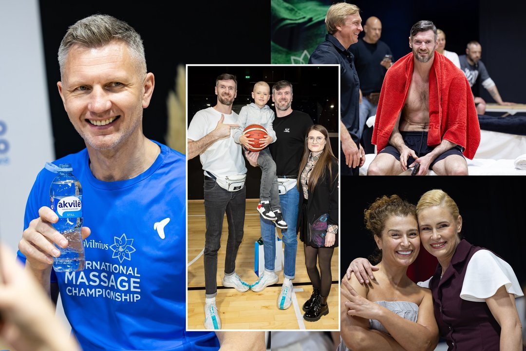 Masažo čempionate Vilniuje – būrys garsenybių: susivienijo dėl kilnaus tikslo
