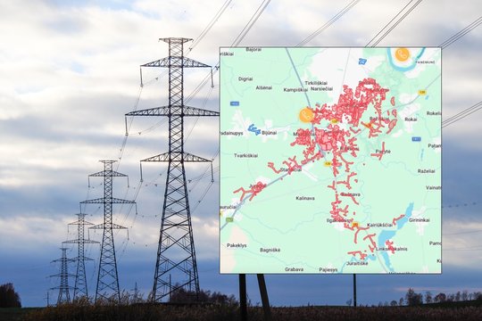 Tūkstančiai gyventojų buvo likę be elektros, ryšio ir vandens