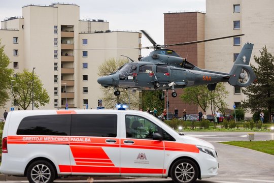 Ypač svarbi sraigtasparnių nusileidimo aikštelė: pritaikyta ir medicinai, ir gynybai