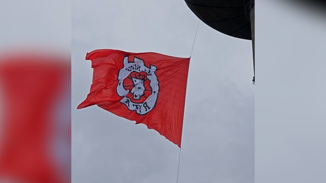 Sveikinimai Vilniaus „Rytui“ tęsiasi: klubo vėliava plėvesuoja garbingoje vietoje