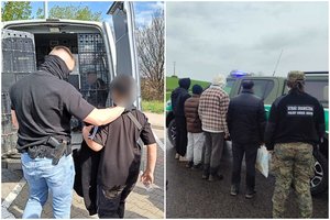 Darbingas savaitgalis Lenkijos pasieniečiams – sučiupo keliasdešimt pro Lietuvos pareigūnus prasmukusių migrantų