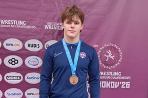 B. Bubelevičius – Europos imtynių U17 čempionato prizininkas