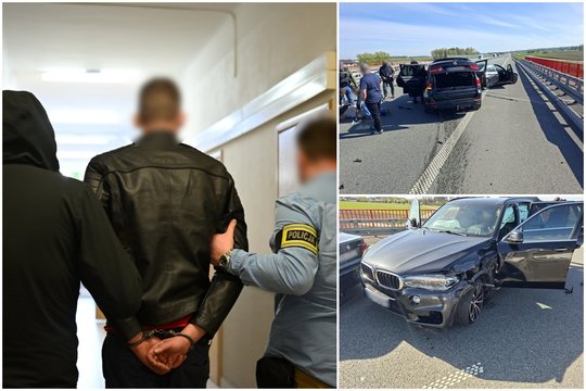 Per automobilių vagių iš Lietuvos gaudynes ir sulaikymą Lenkijoje sužeisti 4 policijos pareigūnai