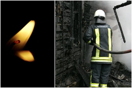Gaisras nusiaubė namą netoli Kalvarijos: liko tik sienos, degėsiuose rastas stipriai apdegęs kūnas