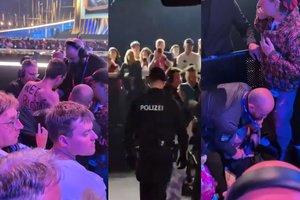 Ko neišvydo TV žiūrovai: per „Eurovizijos“ pusfinalį į salę skubėjo policija