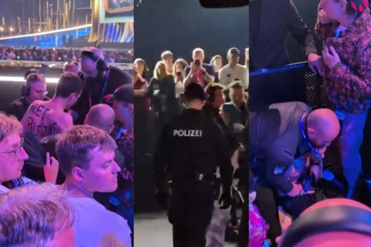 Ko neišvydo TV žiūrovai: per „Eurovizijos“ pusfinalį į salę skubėjo policija