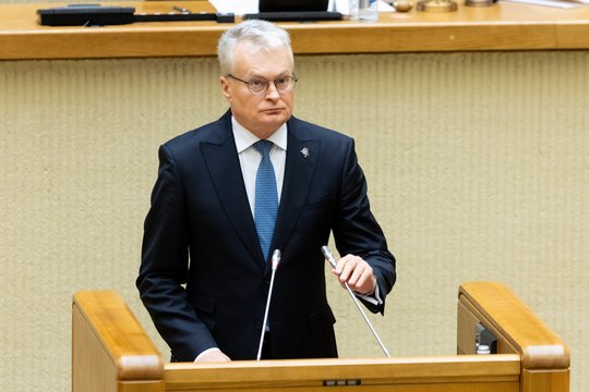 G. Nausėda: neteisėti bandymai pasinaudoti Lietuvos oro erdve dronų atakoms būtų grubus tarptautinės teisės normų pažeidimas