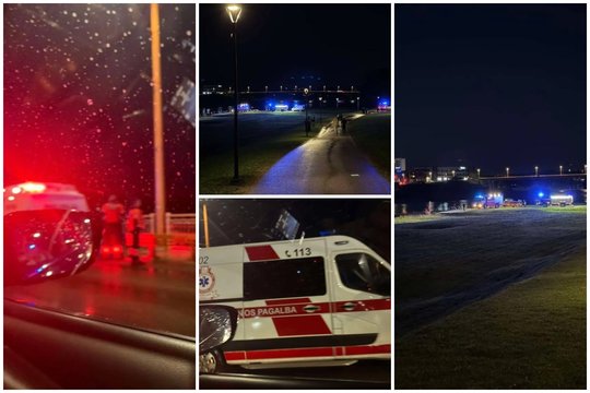 Tarnybos Kaune naktį „šukavo“ Neries pakrantę – buvo pakeltas dronas