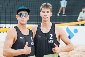 Trys Lietuvos paplūdimio tinklinio poros pergalingai startavo „Challenge“ turnyre Kinijoje