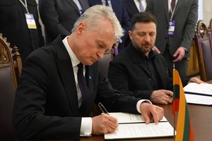 Lietuva ir Ukraina vienija jėgas: pasirašytas istorinis susitarimas dėl bendros dronų gamybos