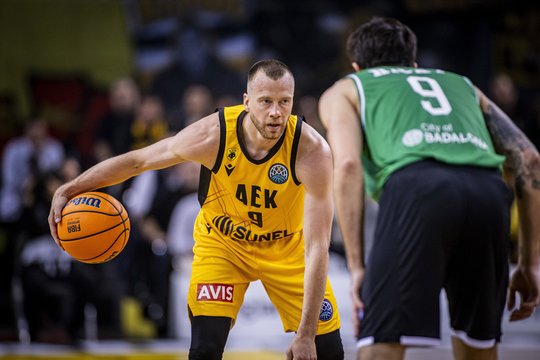 L. Lekavičius tempė AEK į pergalę Graikijos lygos ketvirtfinalyje