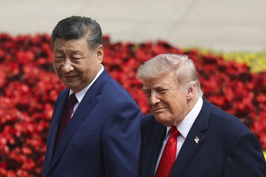 D. Trumpas tikina sudaręs „fantastiškus prekybos susitarimus“ su Xi Jinpingu
