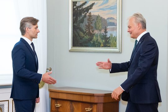 G. Nausėda įvertino K. Budrio darbą: jis vykdo Vyriausybės programą ir gaires, kurias jam nustačiau aš