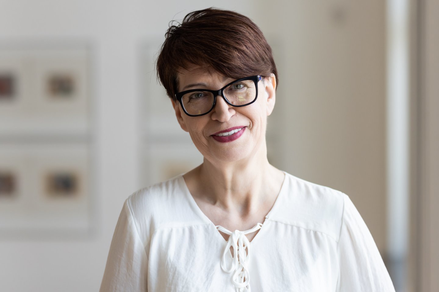Respublikinio priklausomybės ligų centro Vilniaus filialo Dienos psichiatrijos paslaugų skyriaus vedėja Vilma Andrejauskienė.<br> Martyno Ambrazo nuotr.