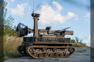 Ukrainiečiai sukūrė unikalų karinį robotą – štai kam jis reikalingas