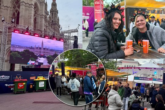 Lrytas apsilankė šurmulio pilname „Eurovizijos“ kaimelyje: štai kiek gali atsieiti noras užkąsti
