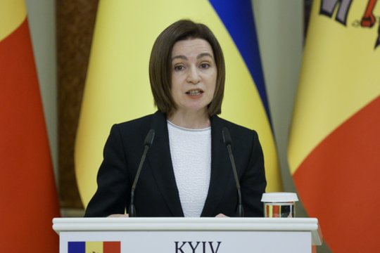 Po Kremliaus sprendimo dėl Uždniestrės – Moldovos prezidentės reakcija