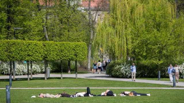 Saulę keis lietus: vietomis griaudės perkūnija