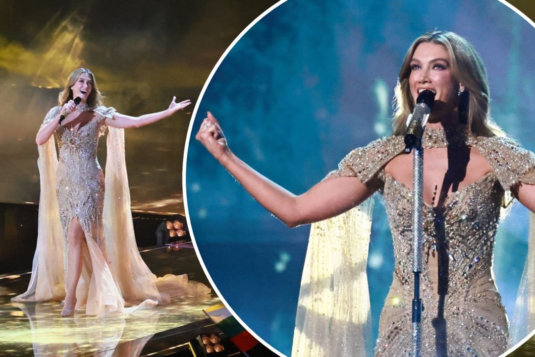 „Eurovizijoje“ sužibėjusi australė pribloškė prabangiu įvaizdžiu: suknelės vertė gniaužia kvapą