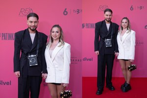 Pirmą kartą tokiame renginyje kaip pora pasirodę S. ir V. Vaikšnorai derino net šukuosenas