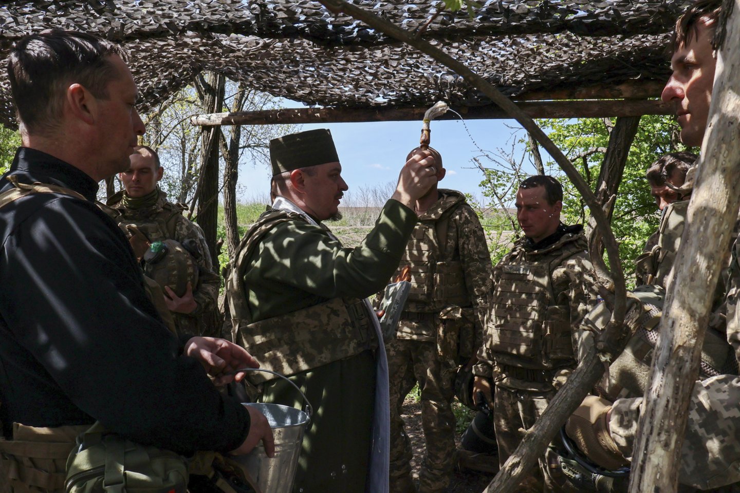 Karas Ukrainoje.<br>EPA/ELTA nuotr.